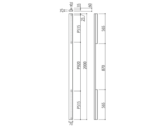 H-006 系列 抗菌木質大門把手 4