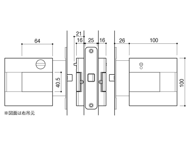 LP-01 按壓式門鎖 3